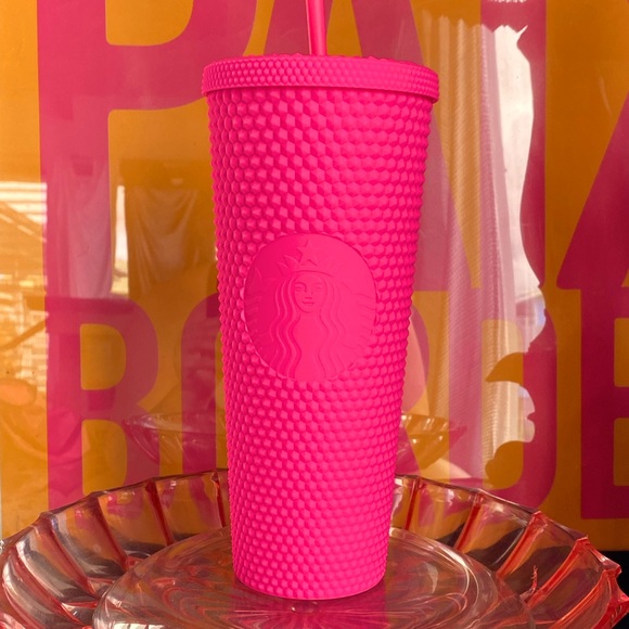 💕💄👄👑🌸 Neon Pink NWT Overseas Barbie Studded - Picture 2 of 3